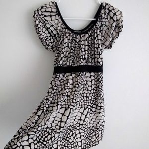 black and white shirt